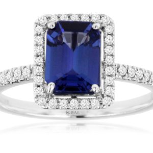 TANZANITE & DIAMOND RING