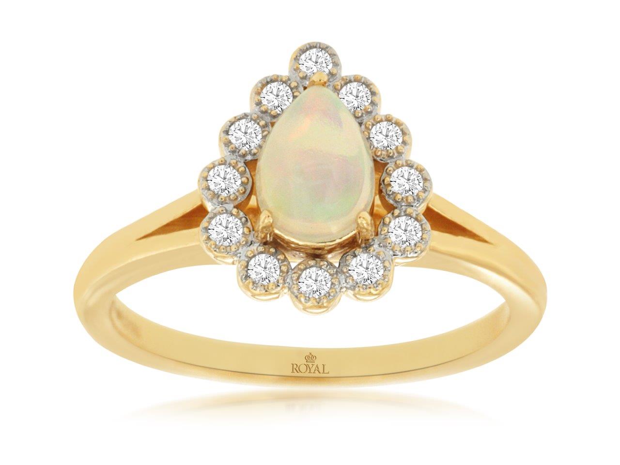 OPAL & DIAMOND RING