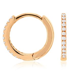 DIAMOND HOOPS 10MM