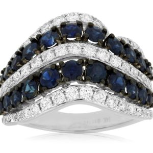 SAPPHIRE & DIAMOND RING