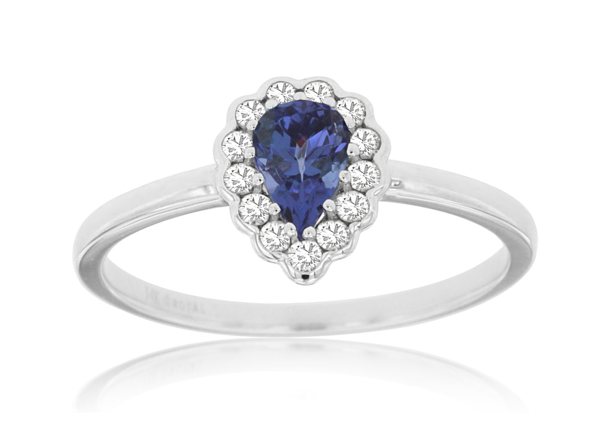 TANZANITE & DIAMOND RING