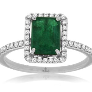 EMERALD & DIAMOND RING