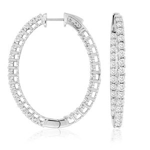 DIAMOND HOOPS 43MM
