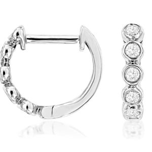 DIAMOND HOOPS 9MM