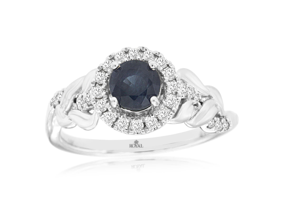 SAPPHIRE & DIAMOND RING