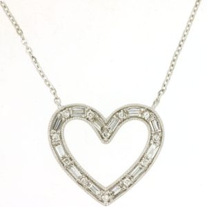 DIAMOND HEART NECKLACE