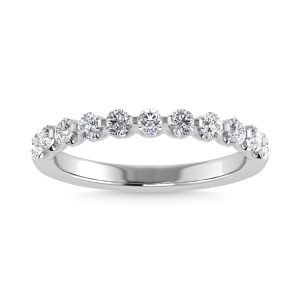 Diamond 1/4 Ct.Tw. Anniversary Band in 14K White Gold