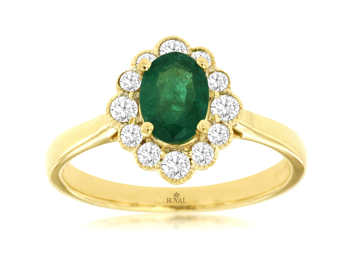 EMERALD & DIAMOND RING