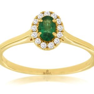 EMERALD & DIAMOND RING