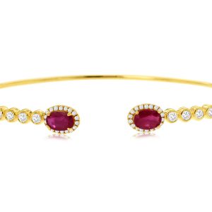 RUBY & DIAMOND BANGLE