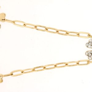 5 STATION DIA PAPERCLIP NECKLA