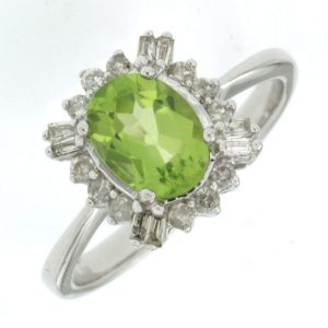 PERIDOT & DIAMOND RING