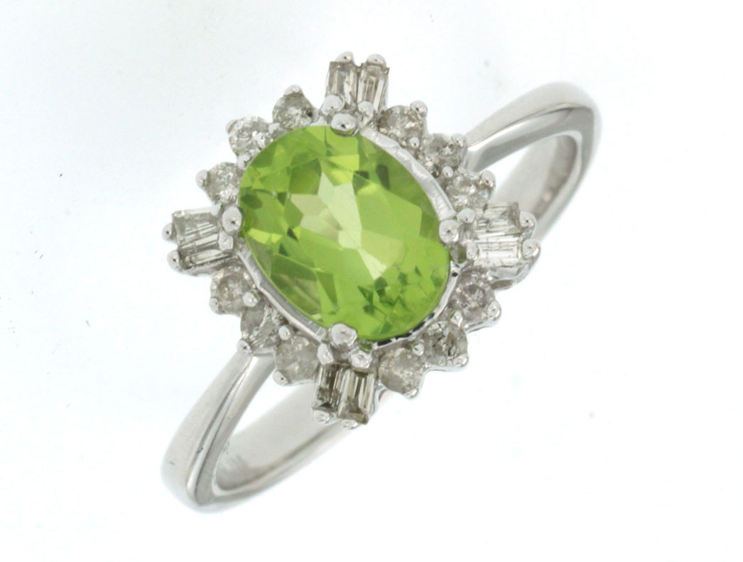 PERIDOT & DIAMOND RING