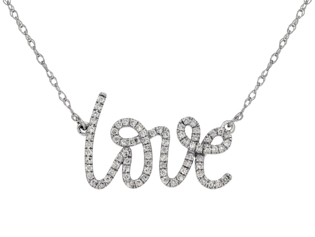 DIAMOND LOVE NECKLACE
