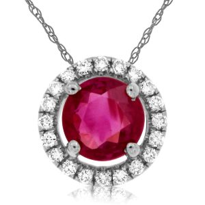 RUBY & DIAMOND PENDANT