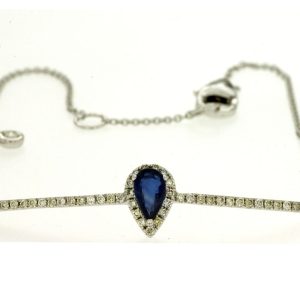 SAPPHIRE & DIAMOND BRACELET
