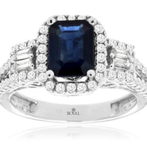 SAPPHIRE & DIAMOND RING