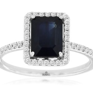 SAPPHIRE & DIAMOND RING
