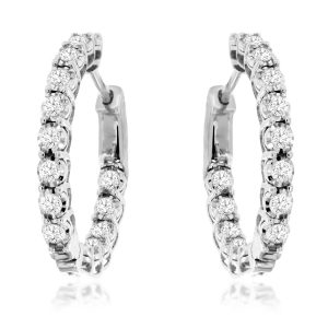 DIAMOND HOOPS 23MM