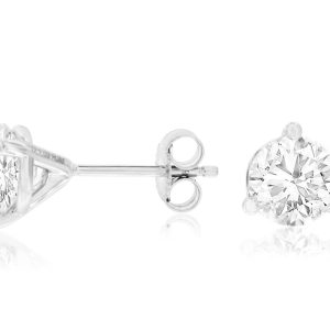 LAB GROWN STUD EARRING