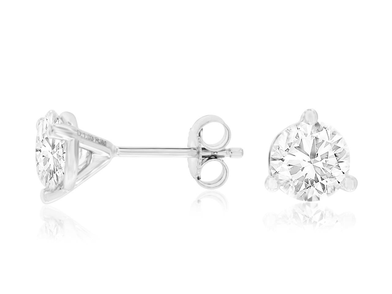 LAB GROWN STUD EARRING