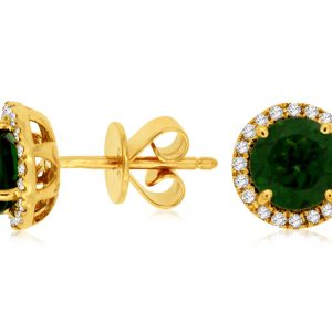 RUSSALITE & DIAMOND EARRING