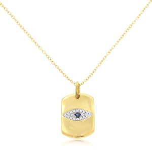 SAPPHIRE & DIAMOND NECKLACE