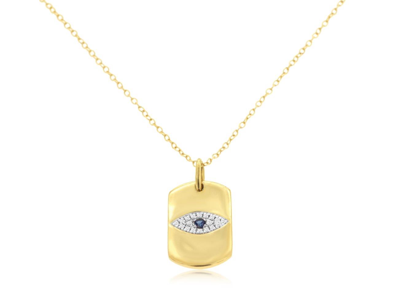 SAPPHIRE & DIAMOND NECKLACE