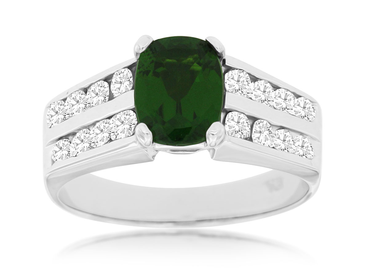 RUSSALITE & DIAMOND RING