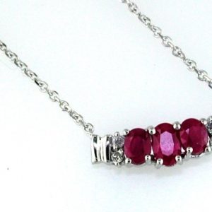 RUBY & DIAMOND NECKLACE