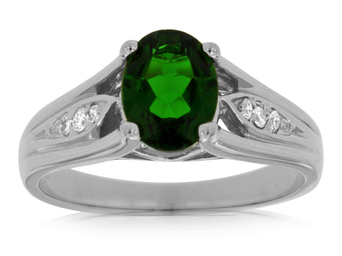 RUSSALITE & DIAMOND RING