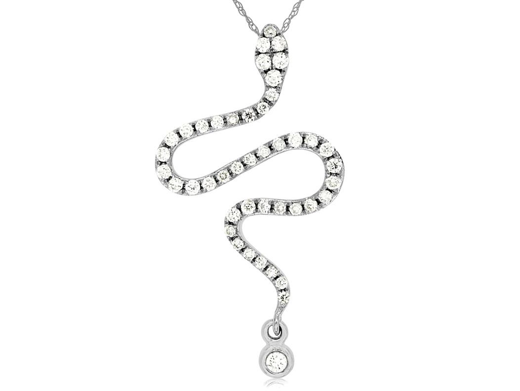 DIAMOND SNAKE PENDANT