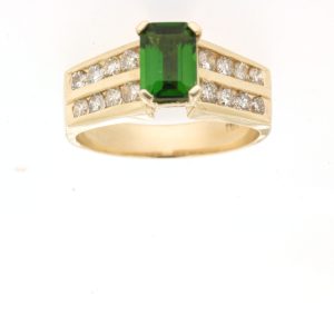RUSSALITE & DIAMOND RING