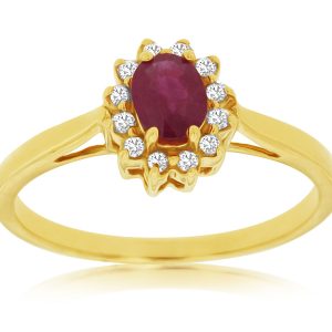 RUBY & DIAMOND RING