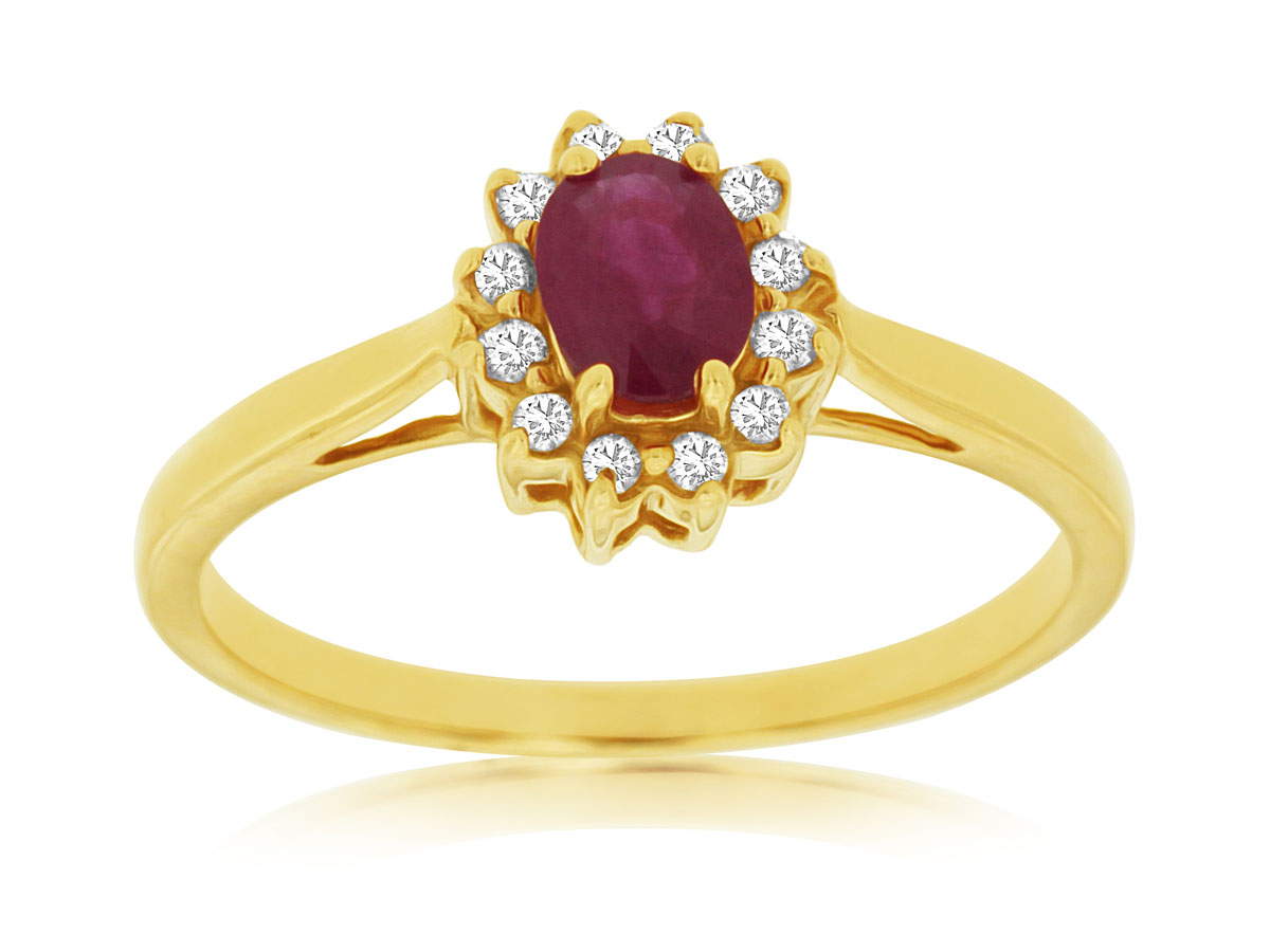 RUBY & DIAMOND RING