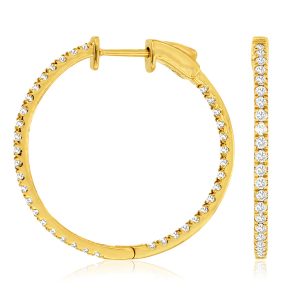 DIAMOND HOOPS 28MM