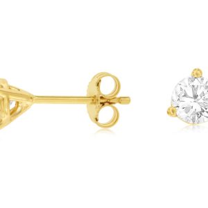 LAB GROWN STUD EARRING