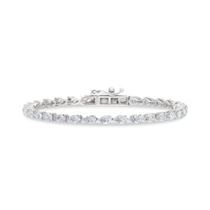 14K White Gold Lab Grown Diamond 5 Ct.Tw. Fashion Bracelet