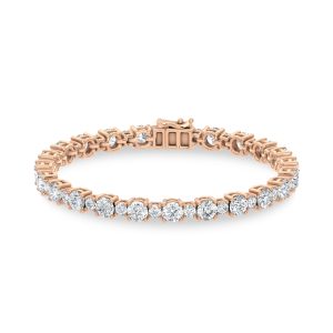 14K Rose Gold Lab Grown Diamond 9 1/3 Ct.Tw. Fancy Bracelet