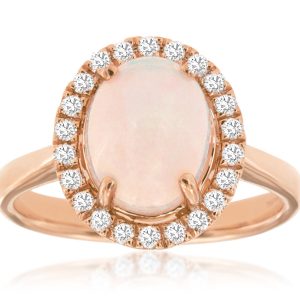 OPAL & DIAMOND RING