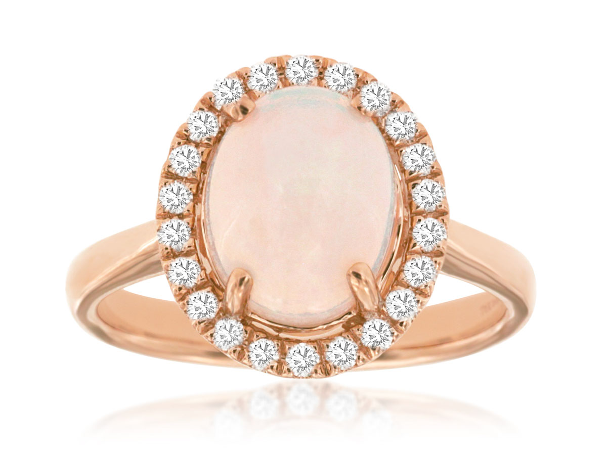 OPAL & DIAMOND RING