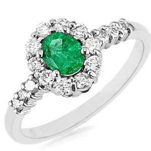 EMERALD & DIAMOND RING