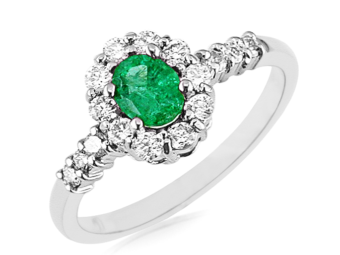 EMERALD & DIAMOND RING