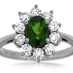 RUSSALITE & DIAMOND RING