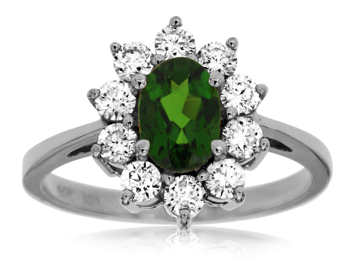 RUSSALITE & DIAMOND RING