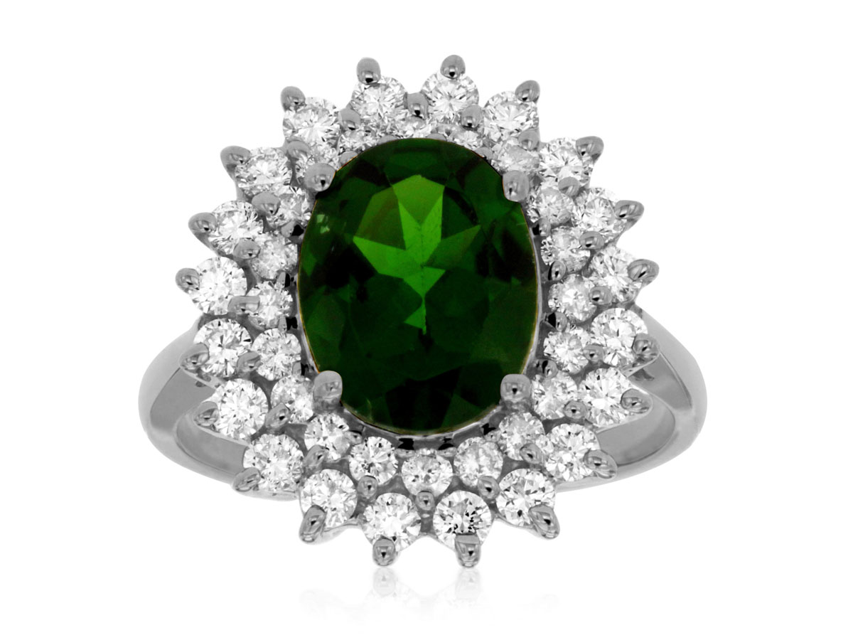 RUSSALITE & DIAMOND RING