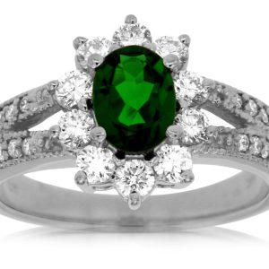 RUSSALITE & DIAMOND RING