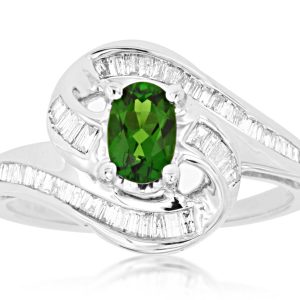 RUSSALITE & DIAMOND RING