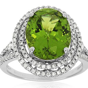 PERIDOT & DIAMOND RING