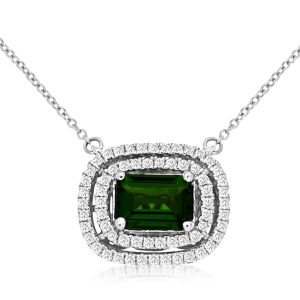 RUSSALITE & DIAMOND NECKLACE